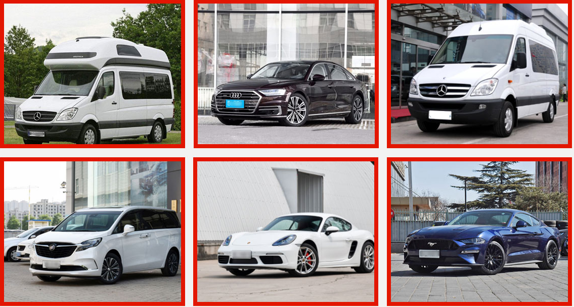 广州租车部分车型